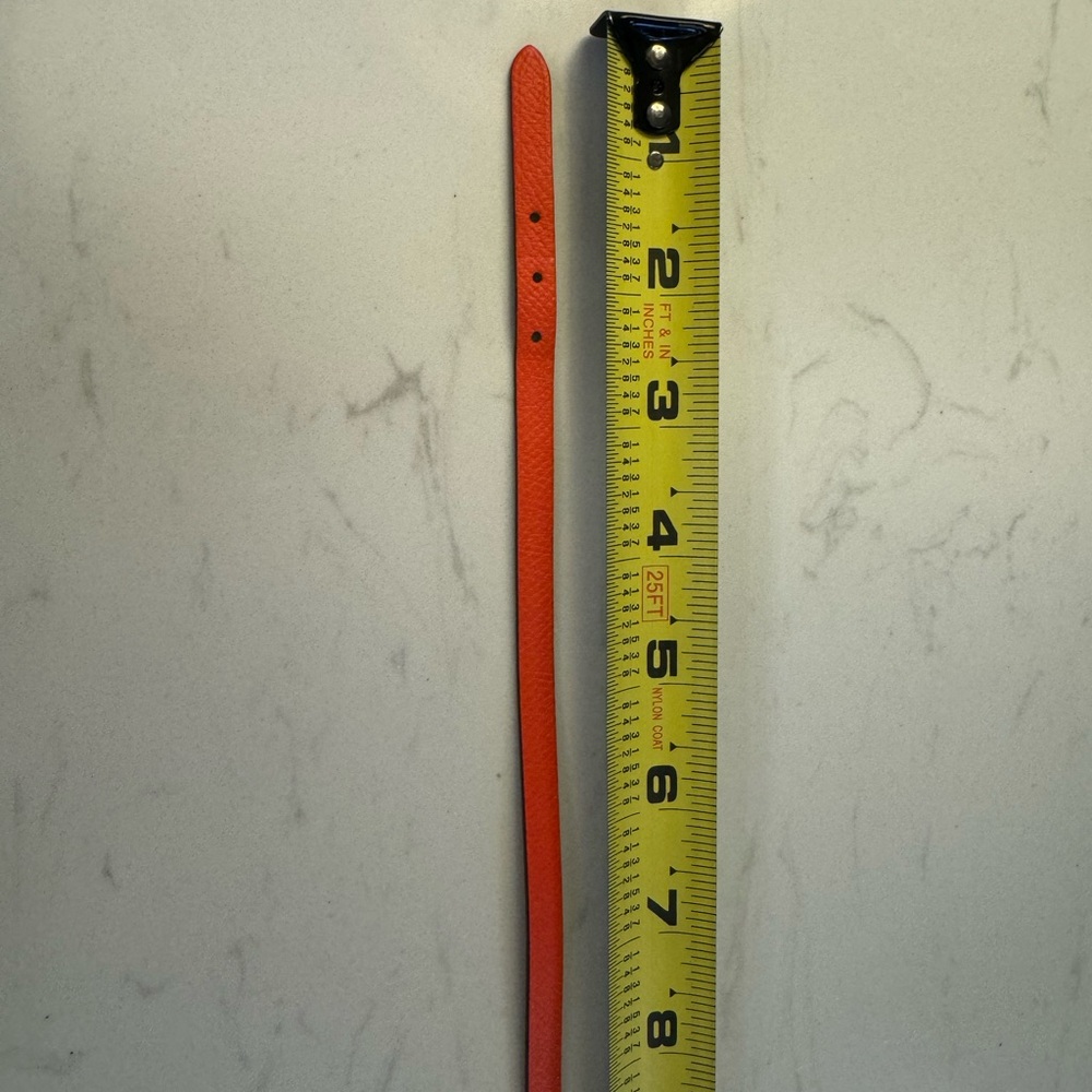 Hermes behapi double tour leather bracelet classic orange gold authentic - Picture 9 of 9